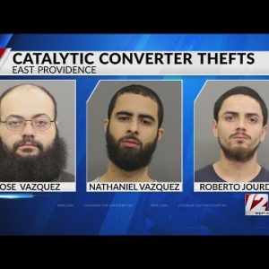 3 arrested for stealing catalytic converters in East Providence