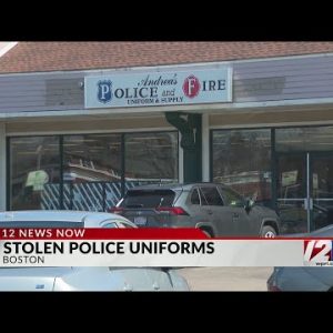 Boston police uniforms stolen from store
