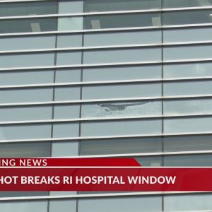 Gunshot fired through patient’s window at RI Hospital