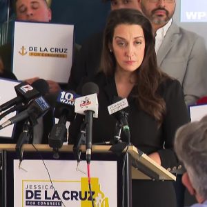VIDEO NOW: Sen. Jessica de la Cruz takes questions on congressional campaign