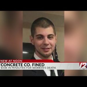 OSHA Fines RI concrete company after worker's death