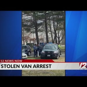 RI man charged with stealing hospital van to appear in court