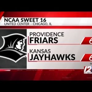 Top-seeded Kansas beats Providence 66-61