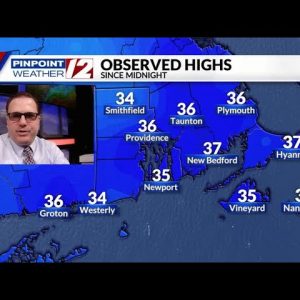 Weather Now:  Not as Cold Tonight; Milder Week Ahead