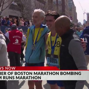 Brother of Boston Marathon bombing victim finishes race
