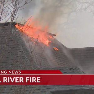 Crews battle flames, smoke at house fire in Fall River