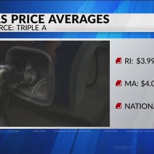 Gas prices fall below $4 in Rhode Island