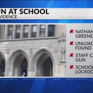 Providence student had unloaded gun at middle school