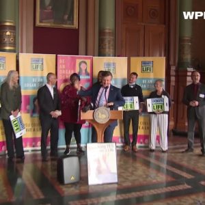 VIDEO NOW: Mayor Elorza joins individuals impacted by organ donation