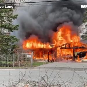 VIDEO NOW: Smithfield home destroyed in fire