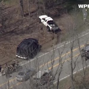 WATCH: State Police stop suspect who fled from Mass.