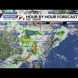 Weather Now:  Dry Today; Showers Arrive Tonight
