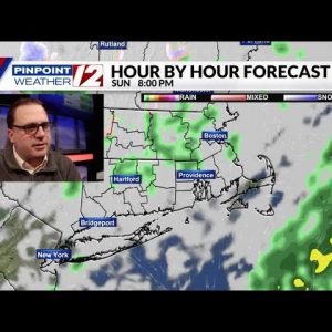 Weather Now:  Showers This Evening; Nice Monday Ahead