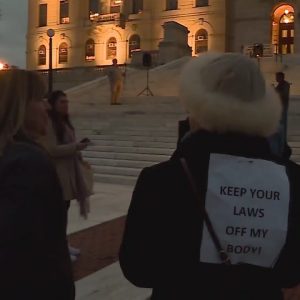 Rhode Islanders rally for reproductive rights, condemn leaked SCOTUS opinion