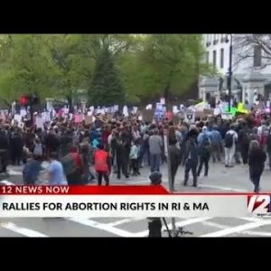 RI, Mass. residents rally for reproductive rights, condemn leaked SCOTUS opinion