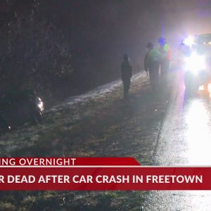 1 killed in crash on Route 24 in Freetown