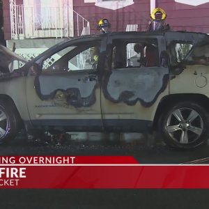 Crews respond to Pawtucket car fire