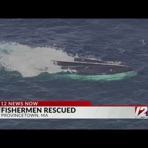 Good Samaritan rescues 4 fishermen on board sinking ship off Cape Cod