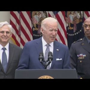 VIDEO NOW: President Biden highlights leaders using Rescue Plan funding to make communities safer