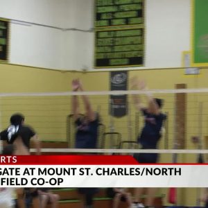 Mount St. Charles/North Smithfield co-op boys volleyball stays unbeaten