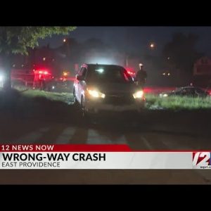 Police pursuit ends in wrong-way highway crash
