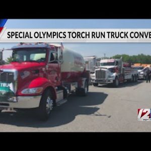 Special Olympics Torch Run Truck Convoy