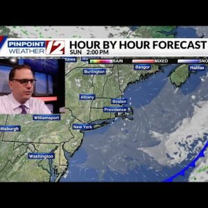 Weather Now:  Less Humid Sunday; Warmer Monday