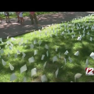 Art installation memorializes RI lives lost to COVID-19
