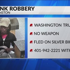 Cranston police seeking information on bank robbery suspect