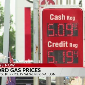 Gas prices hit more than $5 in Rhode Island