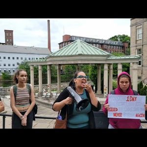 Student Walkout! Pawtucket Rhode Island City High School Students Stage Walkout Protest Gun Safety