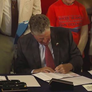 McKee to sign gun control bills into law Tuesday