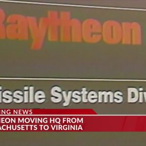 Raytheon to establish global headquarters near Washington