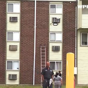VIDEO NOW: Crews tackle fire at Cranston apartment