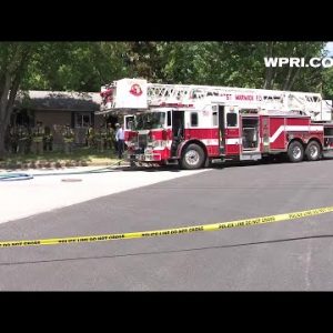 VIDEO NOW: Dog dies after fire at West Warwick home