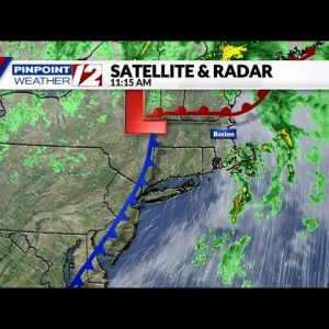 Weather Now: Partly Sunny, Breezy, Mainly Dry this Afternoon