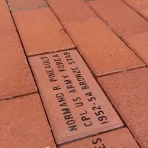 12 Responds: War vet gets brick placed in his honor