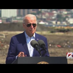Biden briefly visits Somerset to announce climate action