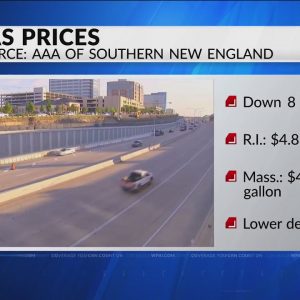 Gas prices decline in Rhode Island, Massachusetts