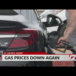 Gas prices drop more than a dime in RI, MA