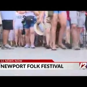 Newport Folk Festival plows on amid heat wave