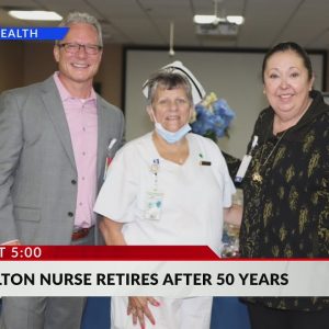 Nurse retires after 50 years at Fall River hospital