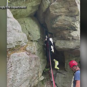 Rock climber rescued from Conn. cave near RI border