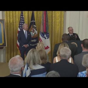 VIDEO NOW: President Biden awards Medal of Honor