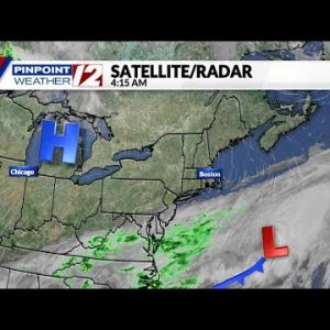 Weather Now: Cool & Dry Today; Warmer this Week