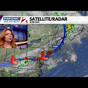 Weather Now: Hot & Sunny Today; Spotty Showers Overnight Tonight