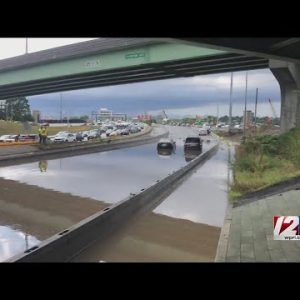 I-195 reopens after flooding strands drivers