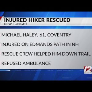 Injured RI man rescued while hiking in New Hampshire