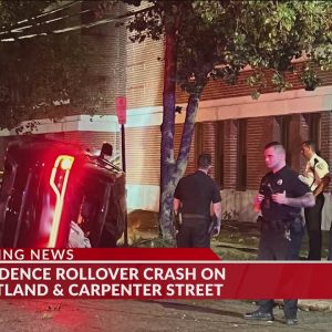 Police respond to rollover crash in Providence