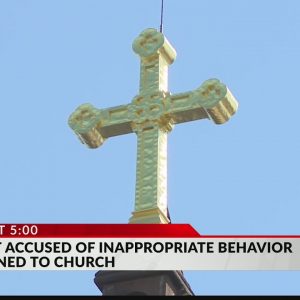 Priest accused of asking students inappropriate questions reassigned